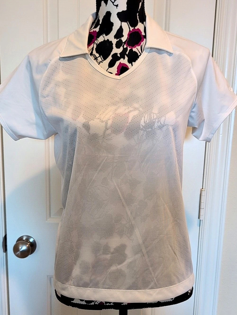 Nike Golf Dri-FIT White Golf Polo Shirt Size Small NWT